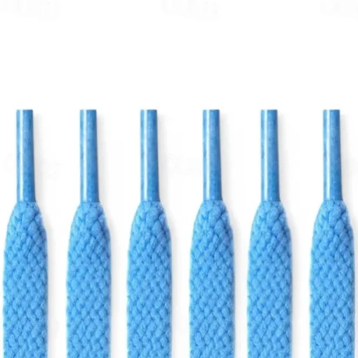 Multicolor Flat Shoelaces – Durable Polyester Fashion Sneaker Laces for Sports, Casual, and Running Shoes – Unisex Shoe Accessories for Adults and Kids