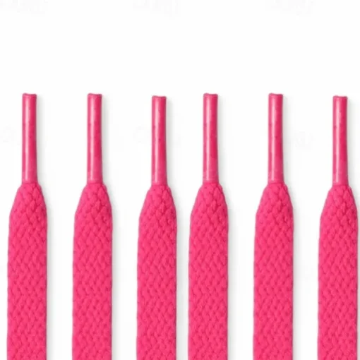 Multicolor Flat Shoelaces – Durable Polyester Fashion Sneaker Laces for Sports, Casual, and Running Shoes – Unisex Shoe Accessories for Adults and Kids