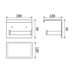 Multifunction Bathroom Accessory Set Include Towel Bar Toilet Brush Holder Robe Hook and Toilet Paper Holder Wall Mounted Stainless Steel Silvery 4pcs