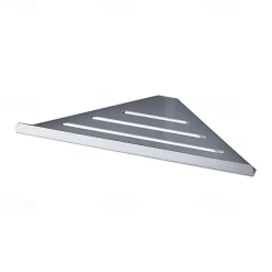 Multifunction Bathroom Triangle Shelf Wall Mounted Stainless Steel 1 Pack Corner Storage Shelf for Bathroom, Toilet and Kitchen