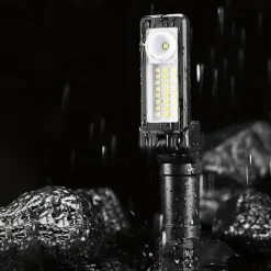 Multifunction Flashlight Headlamp USB Rechargeable Tail Light with Magnetic Adsorption Function Multi-mode Lighting Repair Light for Camping, Traveling and Indoor Outdoor Use