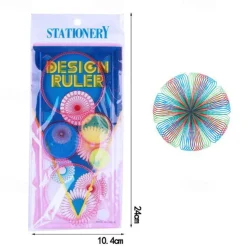 Multi-function Puzzle Spirograph Geometric Ruler Drafting Tools For Students Drawing Toys Children Learning Art Tool Gift For Kids, Back to School Supplies