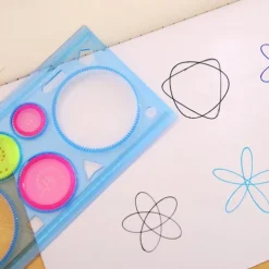 Multi-function Puzzle Spirograph Geometric Ruler Drafting Tools For Students Drawing Toys Children Learning Art Tool Gift For Kids, Back to School Supplies