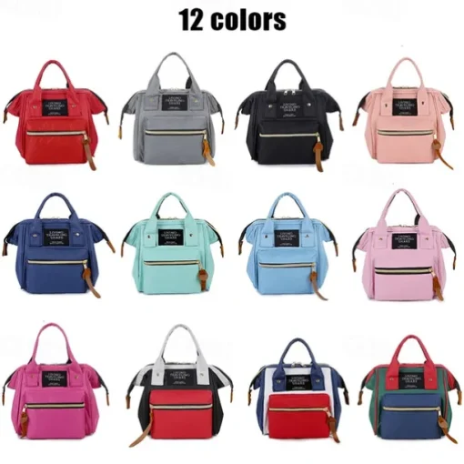 Multifunctional Canvas Backpack and Handbag – Versatile and Stylish Back to School, Travel, or Everyday Bag in Multiple Colors