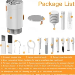 Multi-Functional Cleaner Tool 20 In 1 Electronic Cleaner Kit for iPad/iPhone/Computer/Airpods Charging Box/Laptop/Tablets/Headphones/Camera/Earbuds/Keyboard with Storage Box