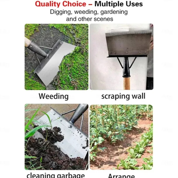 Multifunctional Cleaning Shovel - 2025 New Garden Shovels for Planting - Multifunctional Garden Cleaning Shovel Flat Shove - Shovels for Gardening Digging Weeding Tool