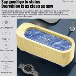 Multi-functional Cleaning Machine Jewelry Makeup Brush Glasses Cleaner Portable Mini Electric Cleaning Box