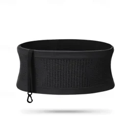 Multifunctional Knit Breathable Concealed Waist Bag, 2025 New Sports Waist Bag Large Capacity Running Riding Belt for Women Men - Adjustable, Breathable, Anti-Slip, with Hook