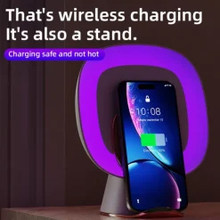 Multifunctional Mosquito Trap Lamp – Anti-Mosquito Device with Clock and Purple Light, Wireless Powered by Mobile Phone