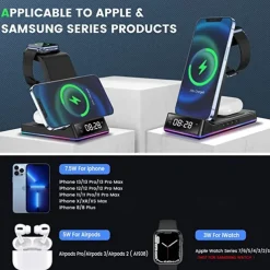 Multifunctional Portable Desktop 5-in-1 Wireless Charger Foldable Vertical Fast Charge