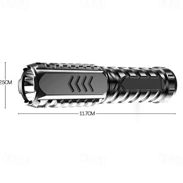 Multifunctional Rechargeable Flashlight, 2023 New Charger and Flashlight 2 in 1 LED Flashlights, 450M Long Lighting Range Tactical Flashlight 3 Modes, IPX7 Waterproof Mini Portable Flashlight