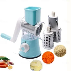 Multi-Functional Vegetable Cutter, Twister, Vegetable Cutter, Shredded And Sliced Hand-Cranked Kitchen Gadgets