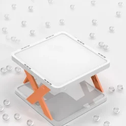 Multilayer Tier Narrow Shoe Rack, Small Vertical Shoe Stand, Space Saving DIY Free Standing Shoes Storage Organizer for Entryway, Closet, Hallway, Easy Assembly and Stable in Structure