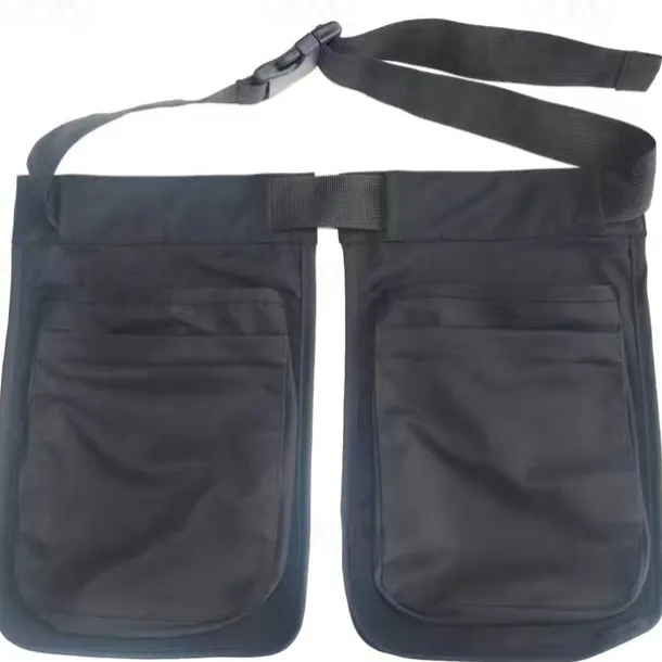 Multi-pocket Apron Multi-purpose Outdoor Latest Work and Running Large Capacity Foreign Style Zipper Multi-pocket Waist Bag