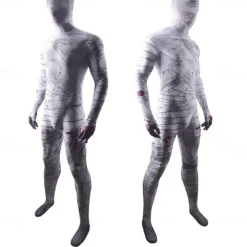 Mummy Halloween Cosplay Costume Masquerade Adults' Men's Women's Carnival Masquerade Party Halloween Masquerade Easy Halloween Costumes Dress Up