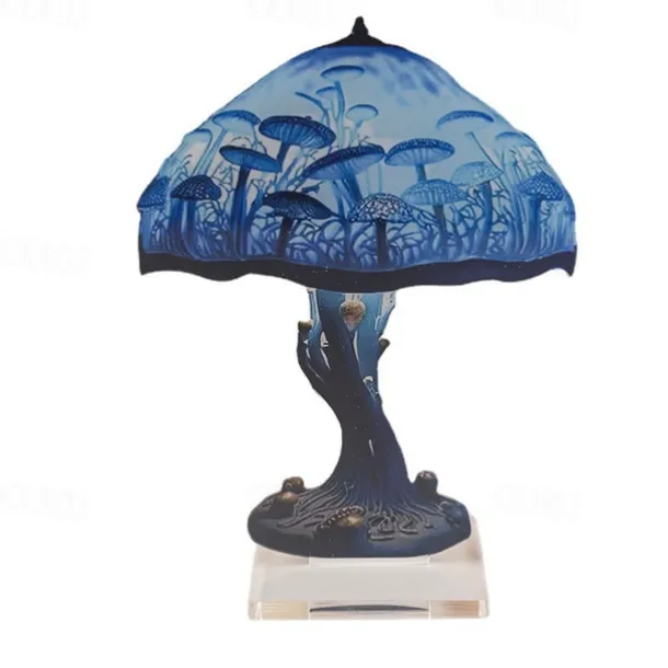 Mushroom Decoration Acrylic Double-sided Desktop Decoration Flowers Octopus Snail Plants Handicraft Decoration Home Office Decor