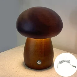 Mushroom Lamp LED Rechargeable Table Night Light Creative Bedside Night Light Touch Switch Atmosphere Gift Light