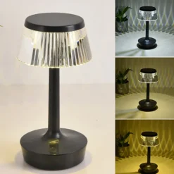 Mushroom LED Table Lamp USB Charging with Button Switch Design Three-Color Desk Lamp Night Light Decorative Bedside Table Night Lamp Indoor Decor for Bar Coffee Shop Bedroom