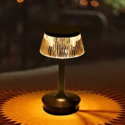Mushroom LED Table Lamp USB Charging with Button Switch Design Three-Color Desk Lamp Night Light Decorative Bedside Table Night Lamp Indoor Decor for Bar Coffee Shop Bedroom