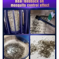 Mute Mosquito Killer Lamp – USB Rechargeable Electric Fly Trap Zapper, Radiation-Free Insect Repellent for Bedroom and Outdoor