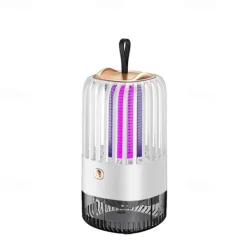 Mute Mosquito Killer Lamp – USB Rechargeable Electric Fly Trap Zapper, Radiation-Free Insect Repellent for Bedroom and Outdoor