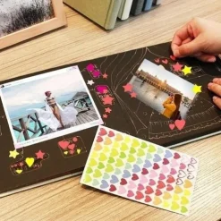 My Our Adventure Book Pixar Up Handmade DIY Family Scrapbook , Wedding Photo Album, Retro Album, Anniversary Scrapbook , Wonderful Gift for Thanks Giving Christmas 11.6x7.5 Inches