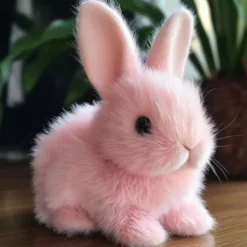 My Realistic Bunny Toy, Interactive Bunny Easter Decoration Realistic Bunny Gift for Kids- Jumping, Twitching, and Shaking Ears, Bunny Realistic Bunny Toy, Bunbi Realistic Bunny