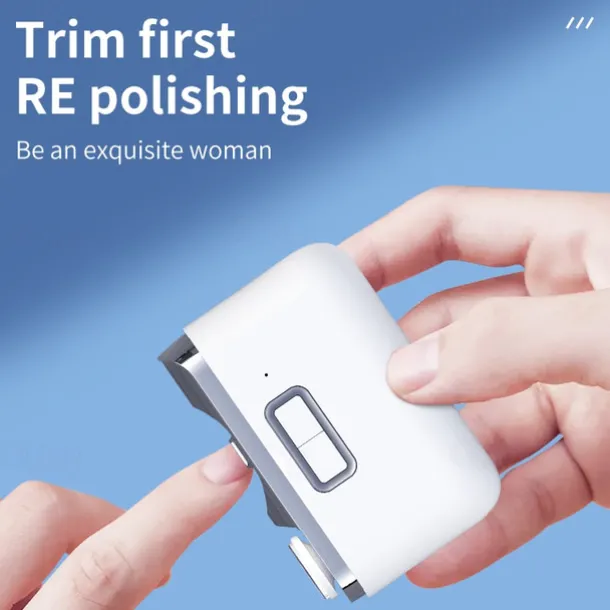 Nail Clipper Electric Fingernail Cutter Auxiliary Lighting Debris Storage Nails Scrapers Home Elderly Children Travel