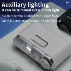 Nail Clipper Electric Fingernail Cutter Auxiliary Lighting Debris Storage Nails Scrapers Home Elderly Children Travel