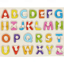 Nail Grasping Board Puzzle Children'S Montessori Early Education Wooden Toys Alphanumeric Fruit Shape Cognitive Jigsaw Puzzle