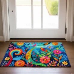Naive Art Doormat Kitchen Mat Floor Mat Non-Slip Area Rug Oil Proof Rug Indoor Outdoor Mat Bedroom Decor Bathroom Mat Entrance Entryway Rug