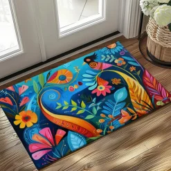 Naive Art Doormat Kitchen Mat Floor Mat Non-Slip Area Rug Oil Proof Rug Indoor Outdoor Mat Bedroom Decor Bathroom Mat Entrance Entryway Rug