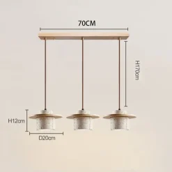 Natural Stone Shade Pendant Light Japanese Wabi Sabi Hanging Lamp with E27 Base Bedside Restaurant Kitchen Aisle Bar Club Suspension Lamp