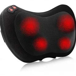 Neck Massager Electric Back Massager with Heat Neck Back Pain Relief Gifts Deep Tissue Kneading Massage Pillow