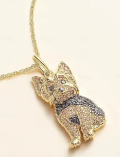 Necklace Chrome Women's Fashion Cute Classic Animal Lovely Geometric Necklace For Daily