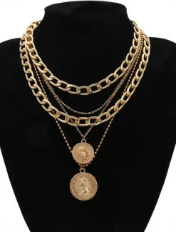 Necklace Chrome Women's Fashion Cute Classic Animal Lovely Heart Shape Necklace For Daily