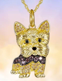 Necklace Chrome Women's Fashion Cute Classic Animal Lovely Geometric Necklace For Daily