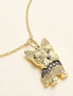 Necklace Chrome Women's Fashion Cute Classic Animal Lovely Geometric Necklace For Daily