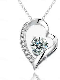 Necklace Copper Women's Fashion Cute Classic Heart Lovely Heart Shape Necklace For Party Gift Daily Valentine's Day