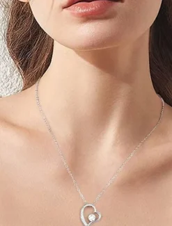 Necklace Copper Women's Fashion Cute Classic Heart Lovely Heart Shape Necklace For Party Gift Daily Valentine's Day