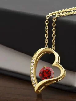 Necklace Copper Women's Fashion Cute Classic Heart Lovely Heart Shape Necklace For Party Gift Daily Valentine's Day