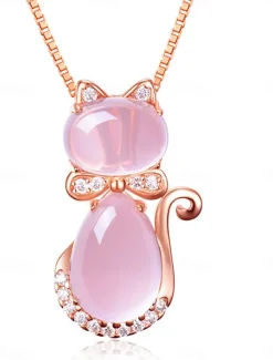 Necklace Stone Women's Fashion Cute Classic Animal Lovely Necklace For Daily