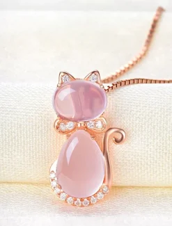 Necklace Stone Women's Fashion Cute Classic Animal Lovely Necklace For Daily
