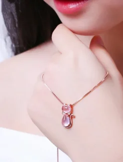 Necklace Stone Women's Fashion Cute Classic Animal Lovely Necklace For Daily