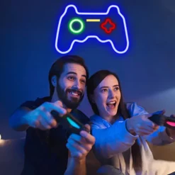 Neon Lights Decoration Game Controller Box Lamp Atmosphere Interior Decoration Lamp Led Back Panel Neon Lamp