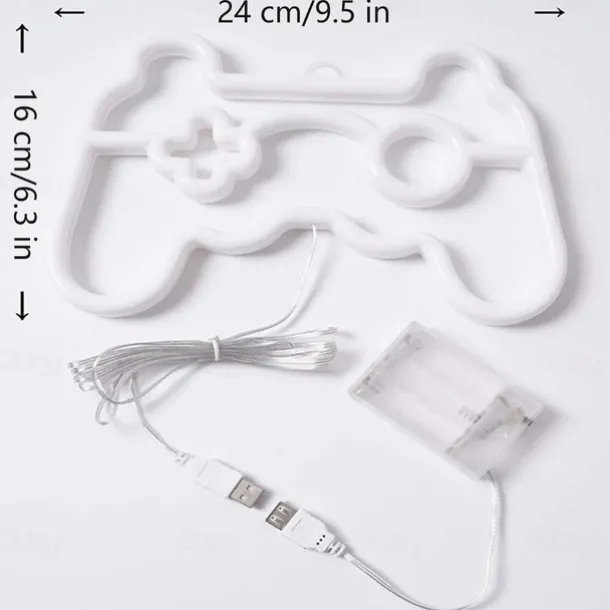 Neon Lights Decoration Game Controller Box Lamp Atmosphere Interior Decoration Lamp Led Back Panel Neon Lamp
