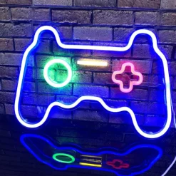 Neon Lights Decoration Game Controller Box Lamp Atmosphere Interior Decoration Lamp Led Back Panel Neon Lamp