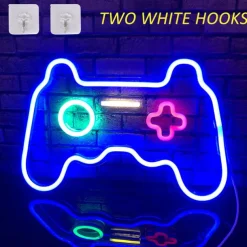 Neon Lights Decoration Game Controller Box Lamp Atmosphere Interior Decoration Lamp Led Back Panel Neon Lamp