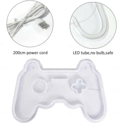 Neon Lights Decoration Game Controller Box Lamp Atmosphere Interior Decoration Lamp Led Back Panel Neon Lamp