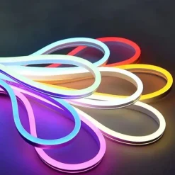 Neon Strip LED Light Flexible DC 12V Waterproof IP67 SMD 2835 Rope Tube White Blue Red Green Decoration for Christmas Holiday Indoors Outdoor